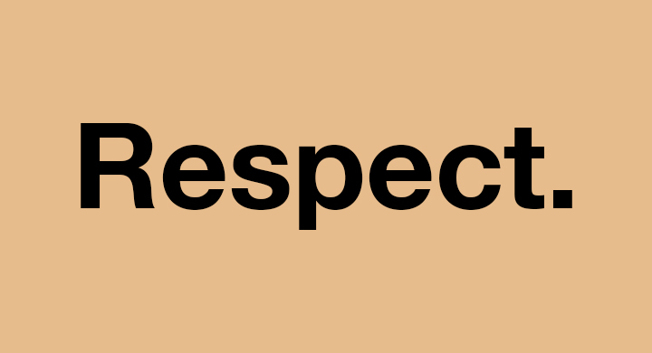 respect