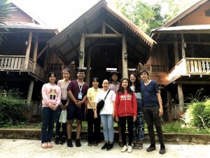 Students in Mae Wak Village with the Homestay Host